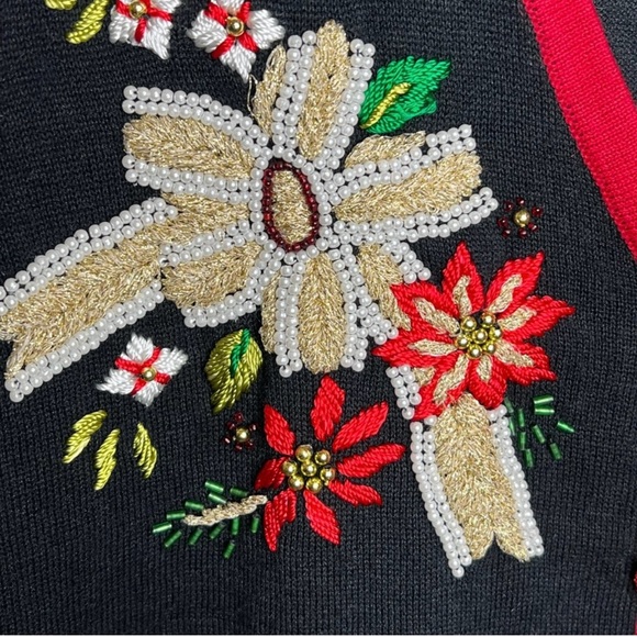 Mercer Street Studio Christmas Vest Size Large - Picture 2 of 3